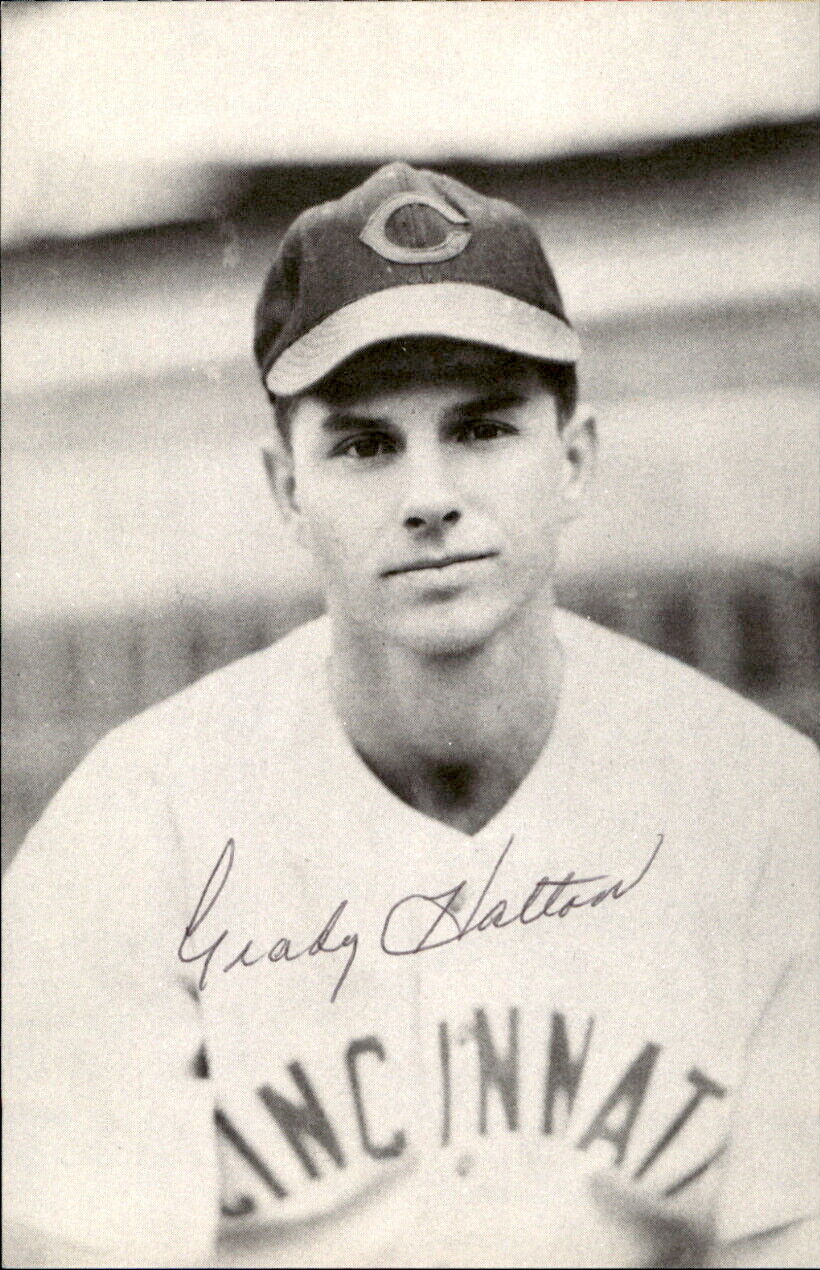 Grady Hatton Reds d. 2013 Signed/Autographed 3x5 Photo 178442