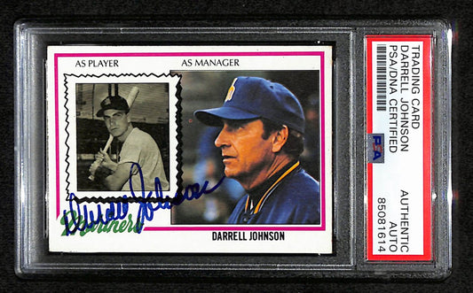 Darrell Johnson Signed 1978 Topps Card #79 Seattle Mariners PSA/DNA 184567
