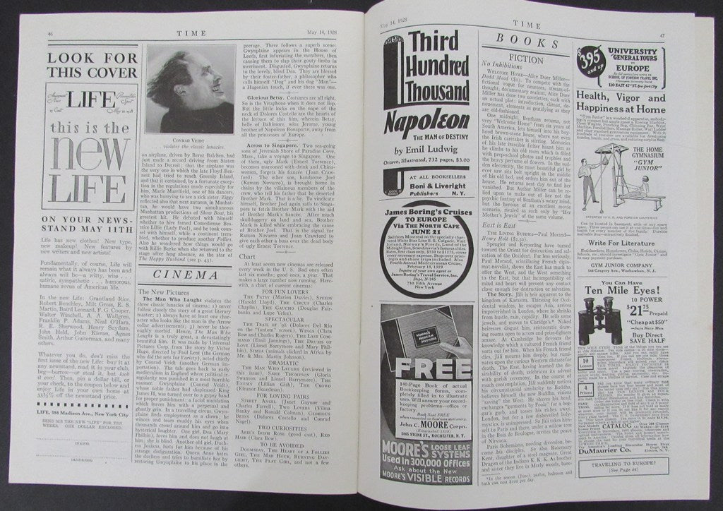 Time Magazine Vol XI No 20 May 14, 1928 Florenz Ziegfeld 183250