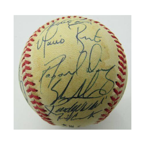 Montreal Expos Team Signed ONL Baseball inc. Torborg, Floyd, Pride PASS 158921