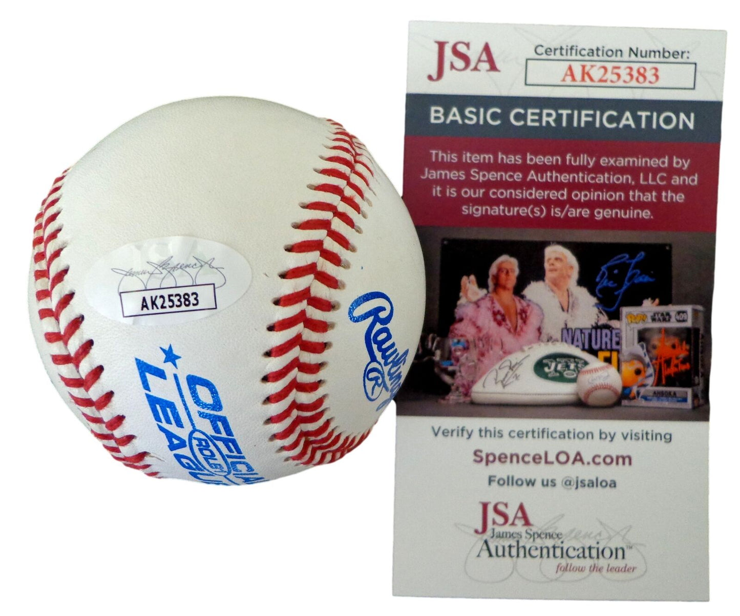 Bill Barnes Autographed OL Baseball Negro League Elite Giants JSA 180173