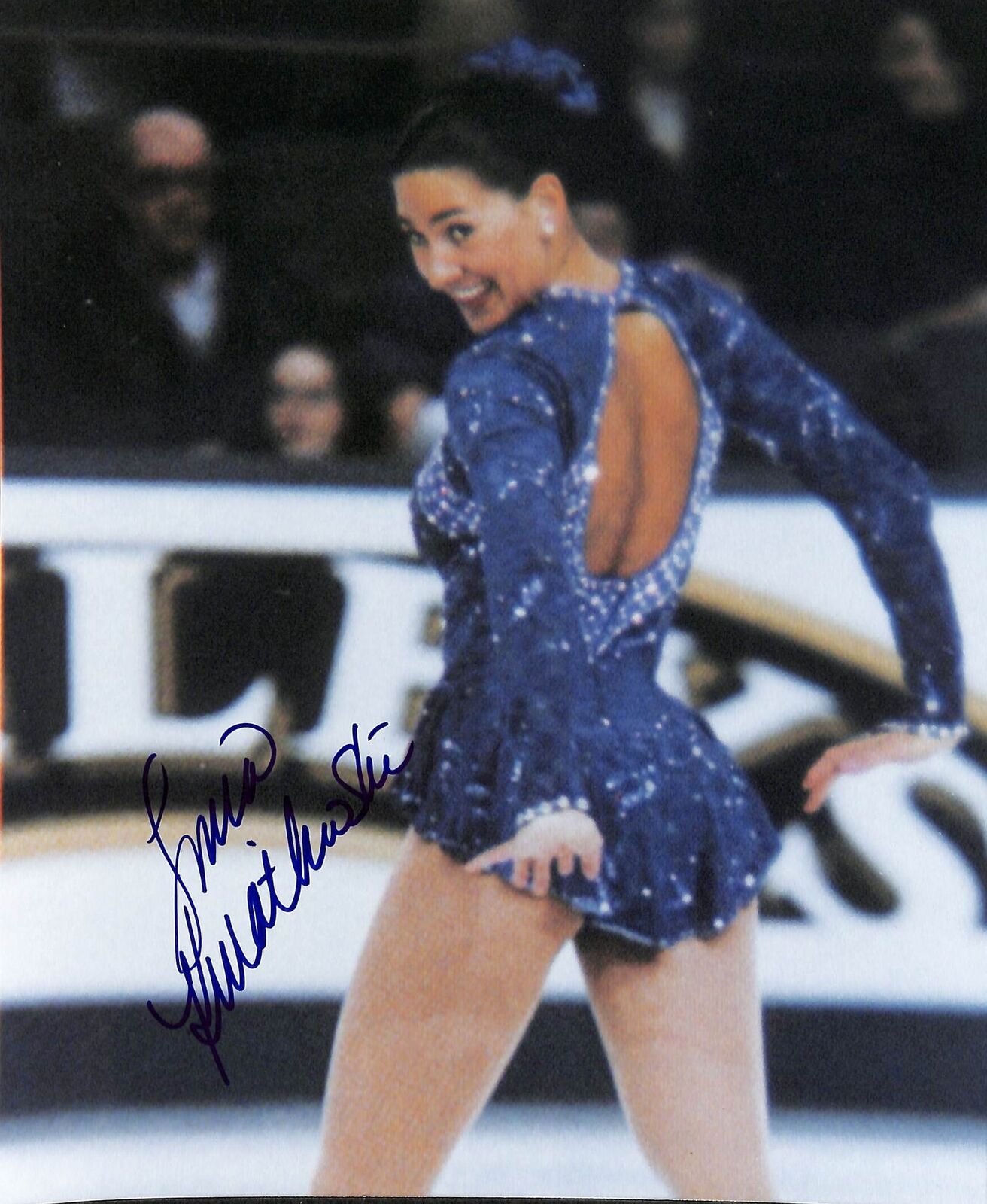 Tonia Kwiatkowski US Women's Figure Skater Signed/Autographed 8x10 Photo 170751