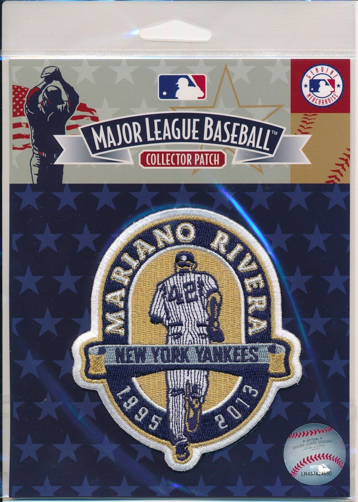 Mariano Rivera 2013 New York Yankees Retirement Jersey Patch MLB Emblem 146416