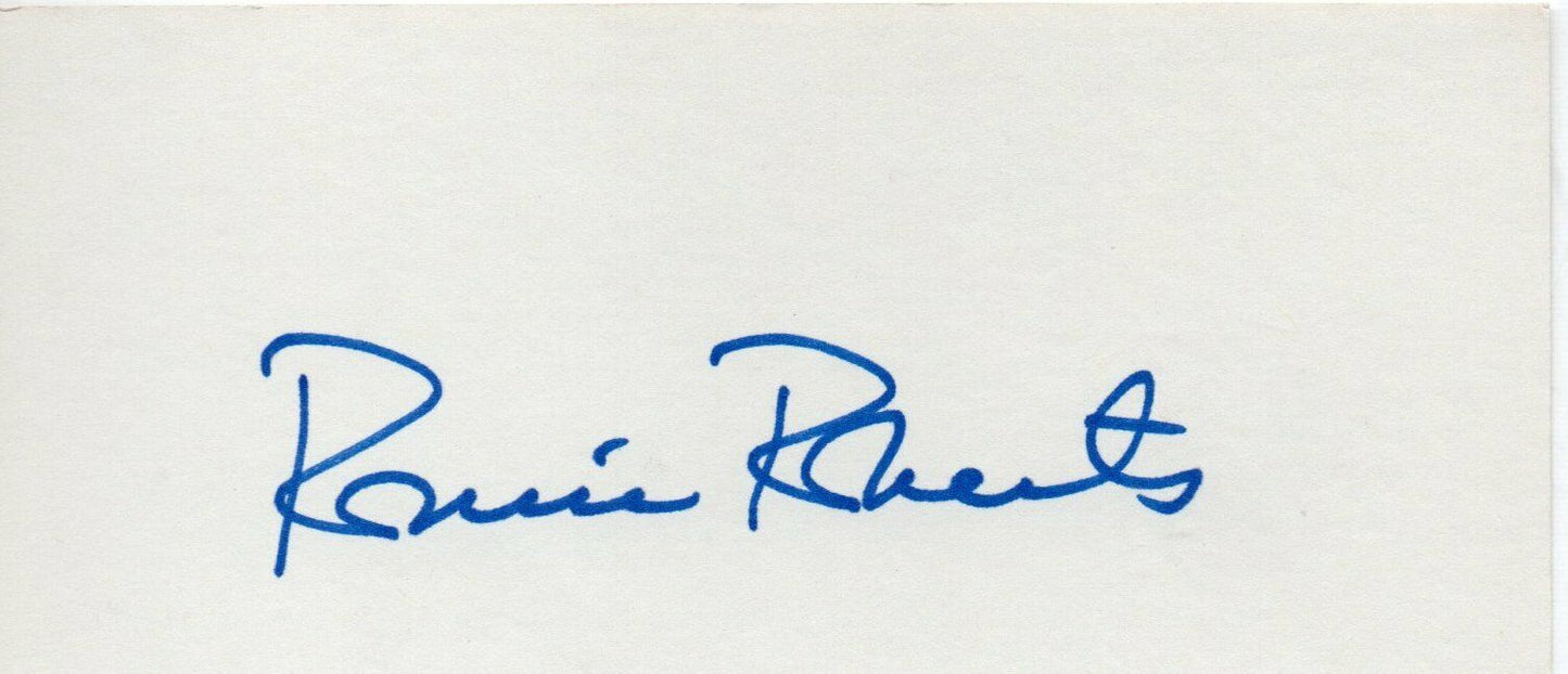 Robin Roberts d.2010 Phillies/Orioles HOF 1976 Signed 3x5 Index Card 145597