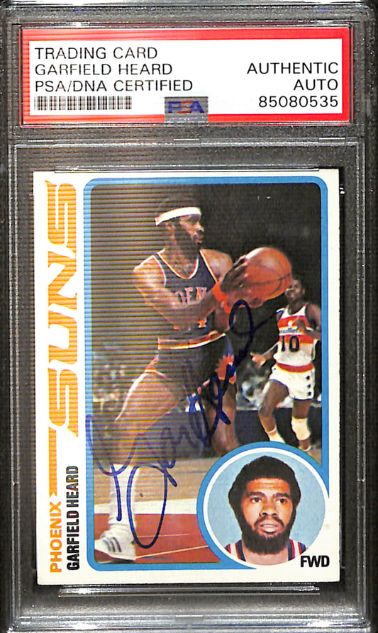 Garfield Heard Signed/Auto 1978 Topps Card #54 Phoenix Suns PSA/DNA 185427