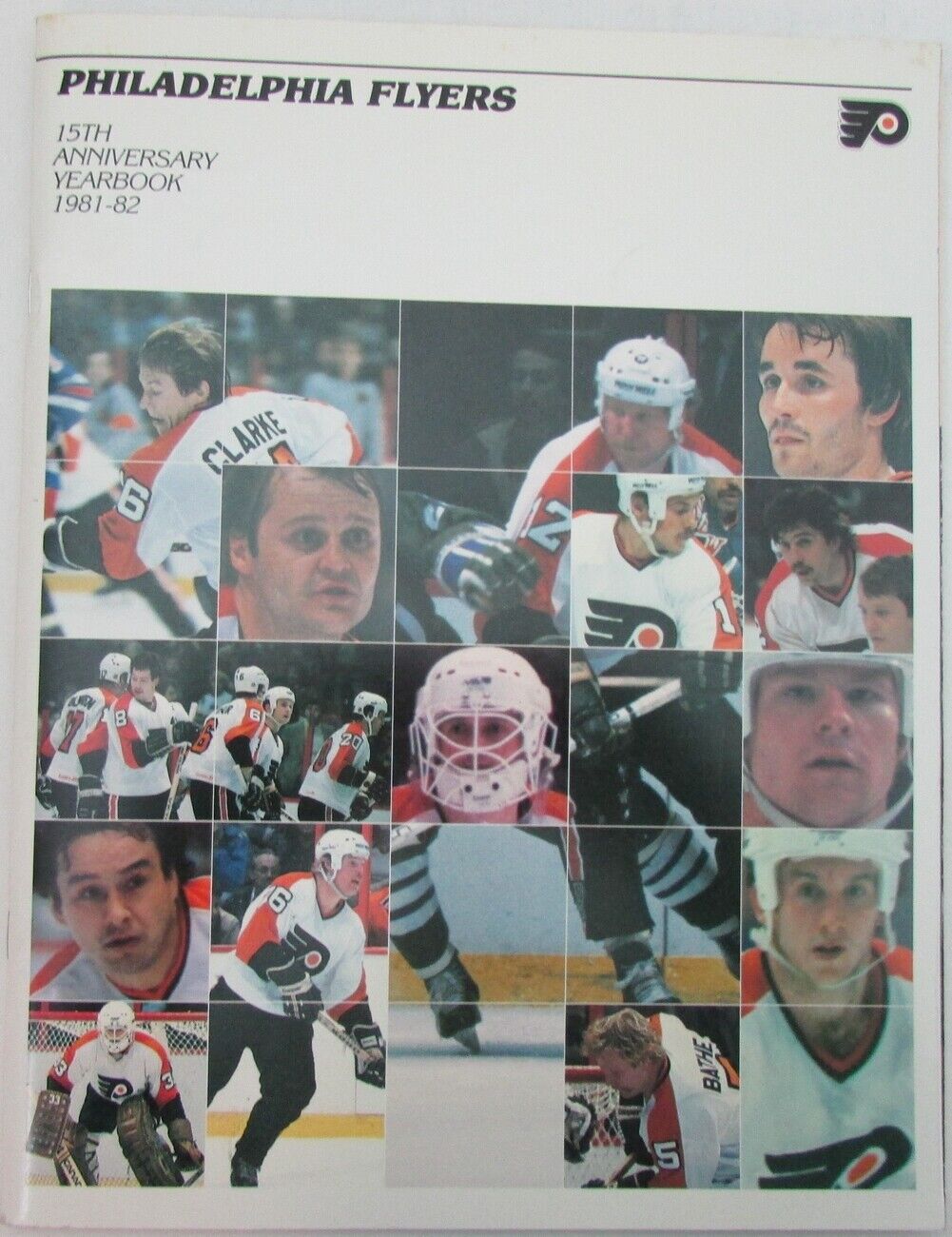 1981-82 Philadelphia Flyers Yearbook, Clarke/Linesman/Leach/Quinn 156584