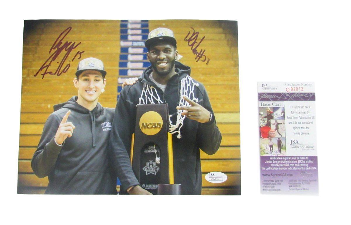 Ryan Arcidiacono Daniel Ochefu Villanova Autographed 8x10 Photo JSA 135733