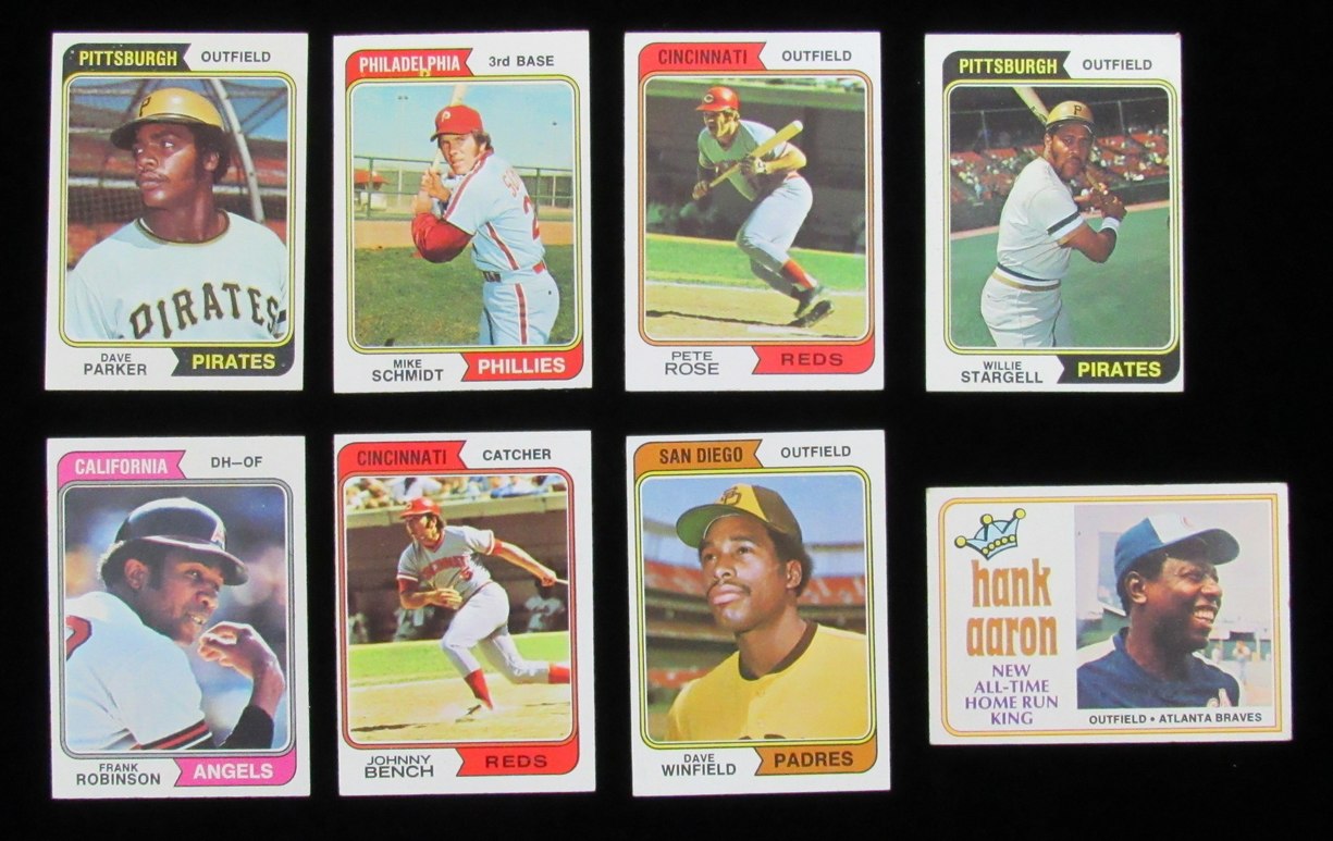 1974 TOPPS Baseball Complete Set +Traded & Team Checklist Set Winfield RC 189318