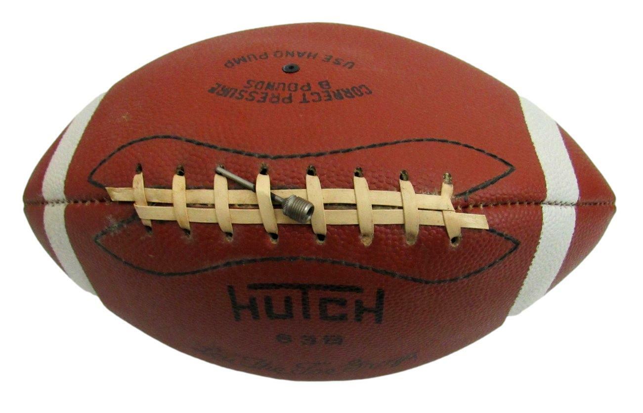 Hutch "Lou The Toe Groza" store model football in original box c.1950s 158033