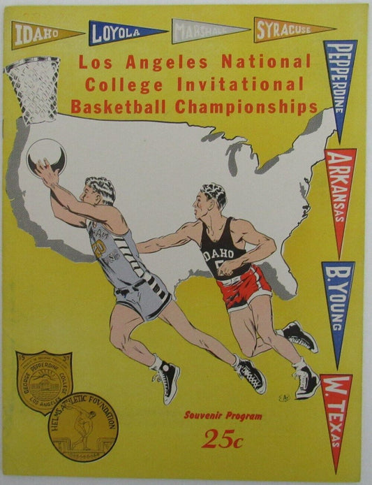 1947 LA National College Basketball Championships Program 156525