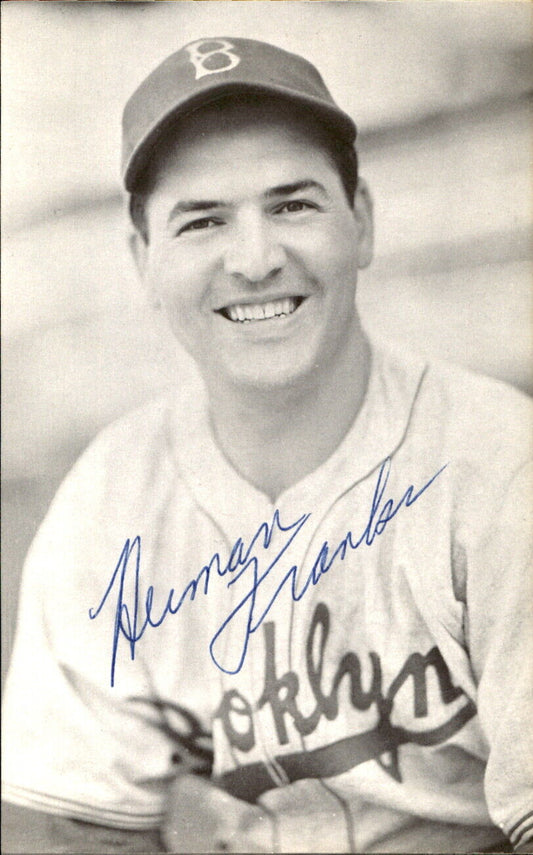 Herman Franks Dodgers d. 2009 Signed/Autographed 3x5  Photo 178231