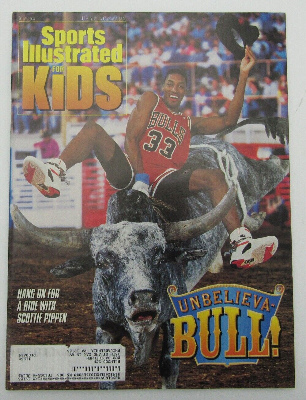 1993 Sports Illustrated for Kids Magazine w/ Agassi/Gretzki Uncut Sheet 159379