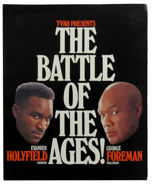 1991 World Heavyweight Championship Holyfield vs. Foreman Press Kit 167457