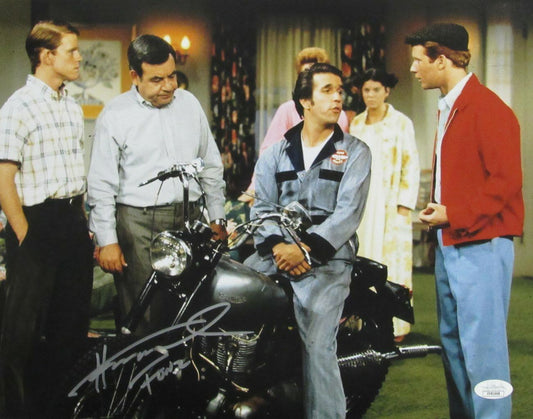 Henry Winkler "Happy Days" Signed/Inscribed "Fonz" 11x14 Photo JSA 167027