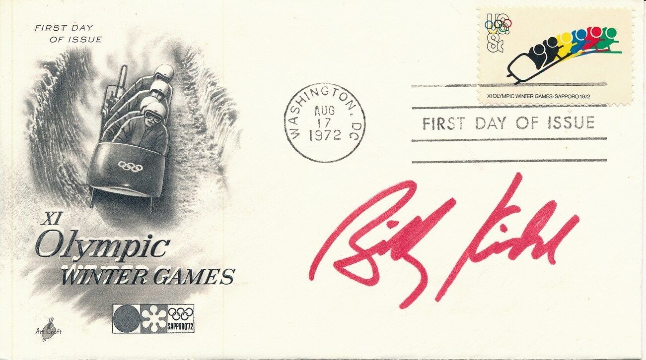 Billy Kidd Olympic Alpine Ski Racer USA Signed 1972 First Day Cover/FDC 151282