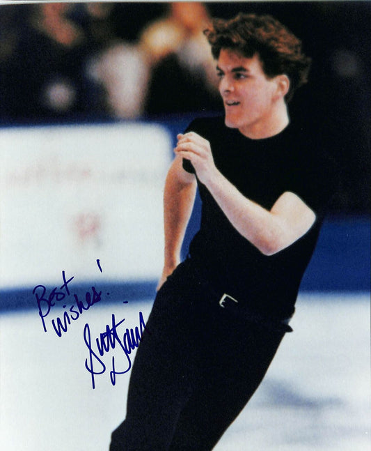 Scott Davis 2x US Men's Figure Skating Champion Signed 8x10 Photo 170747