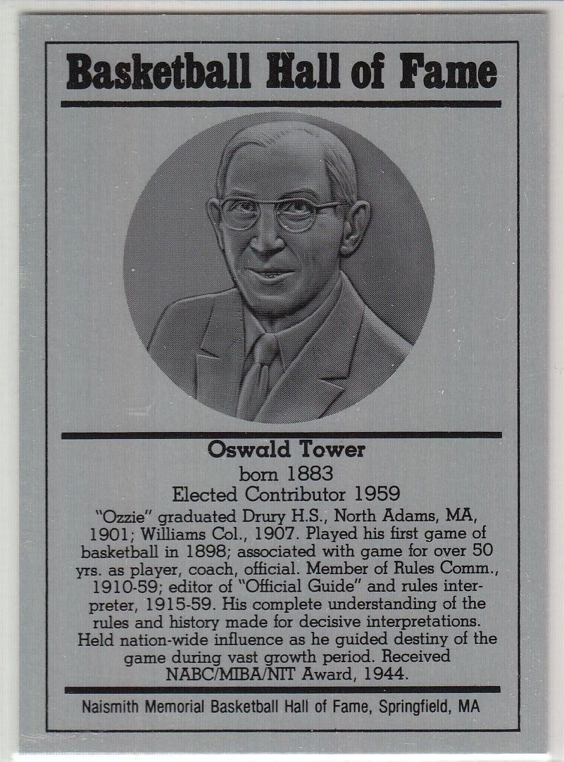 1986-2002 Basketball Hall of Fame Metallic OSWALD TOWER Series 12 128787