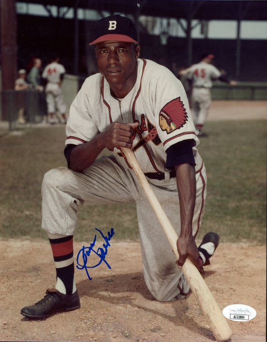 Sam Jethroe Autographed 8x10 Photo Boston Braves JSA 177863