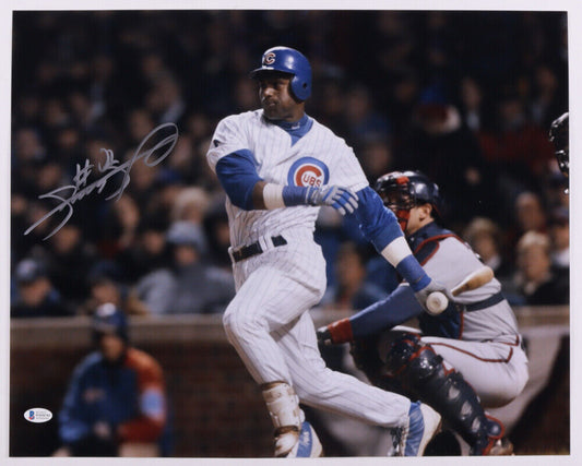 Sammy Sosa Chicago Cubs Signed/Autographed 16x20 Photo Beckett 161601