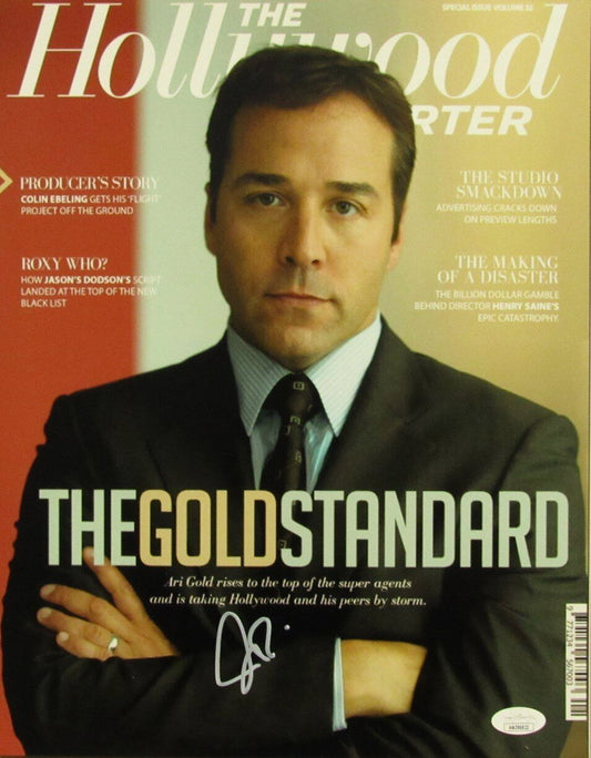 Jeremy Piven Autographed 11x14 Magazine Photo Entourage ARI GOLD "The Agent" JSA