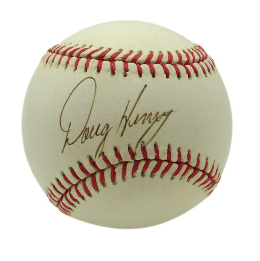 Doug Henry Kansas City Royals/Astros Signed/Autographed OAL Baseball 162434