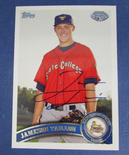 Jameson Taillon Pirates Signed/Autographed 2011 Topps Pro Debut Baseball Card #2