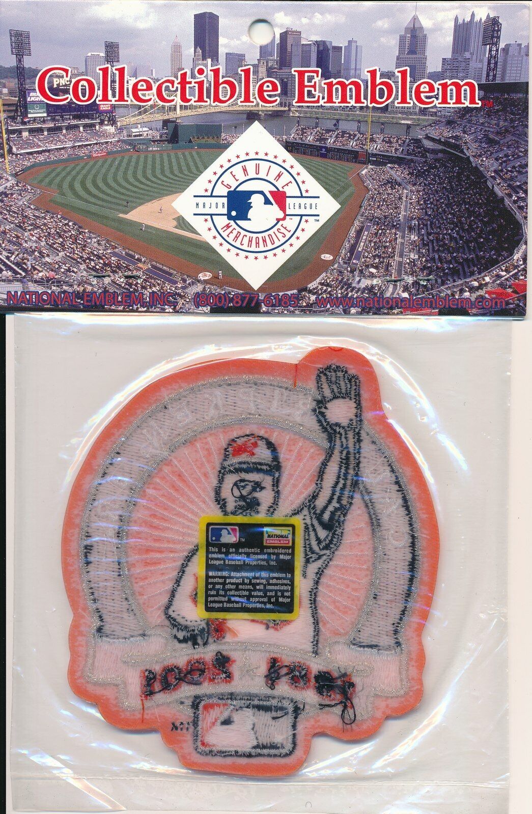 Cal Ripken, Jr. Baltimore Orioles Last Game Commemorative Patch MLB Holo 146455