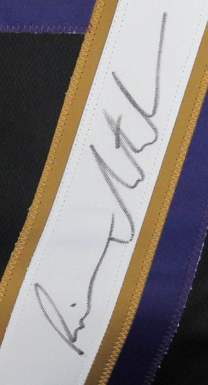 Ronnie Stanley Signed/Auto Custom Black Football Jersey Ravens Beckett 190337