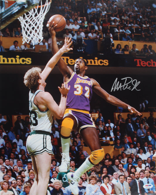 Magic Johnson HOF Autographed 16x20 Photo PSA/DNA 187642