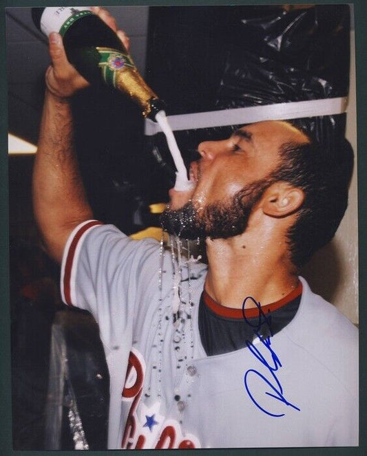 Pedro Feliz Phillies Signed/Autographed 8x10 Photo PASS 120274