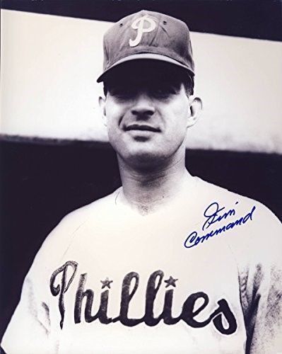 Jim Command Phillies Autographed/Signed 8x10 Photo 123306