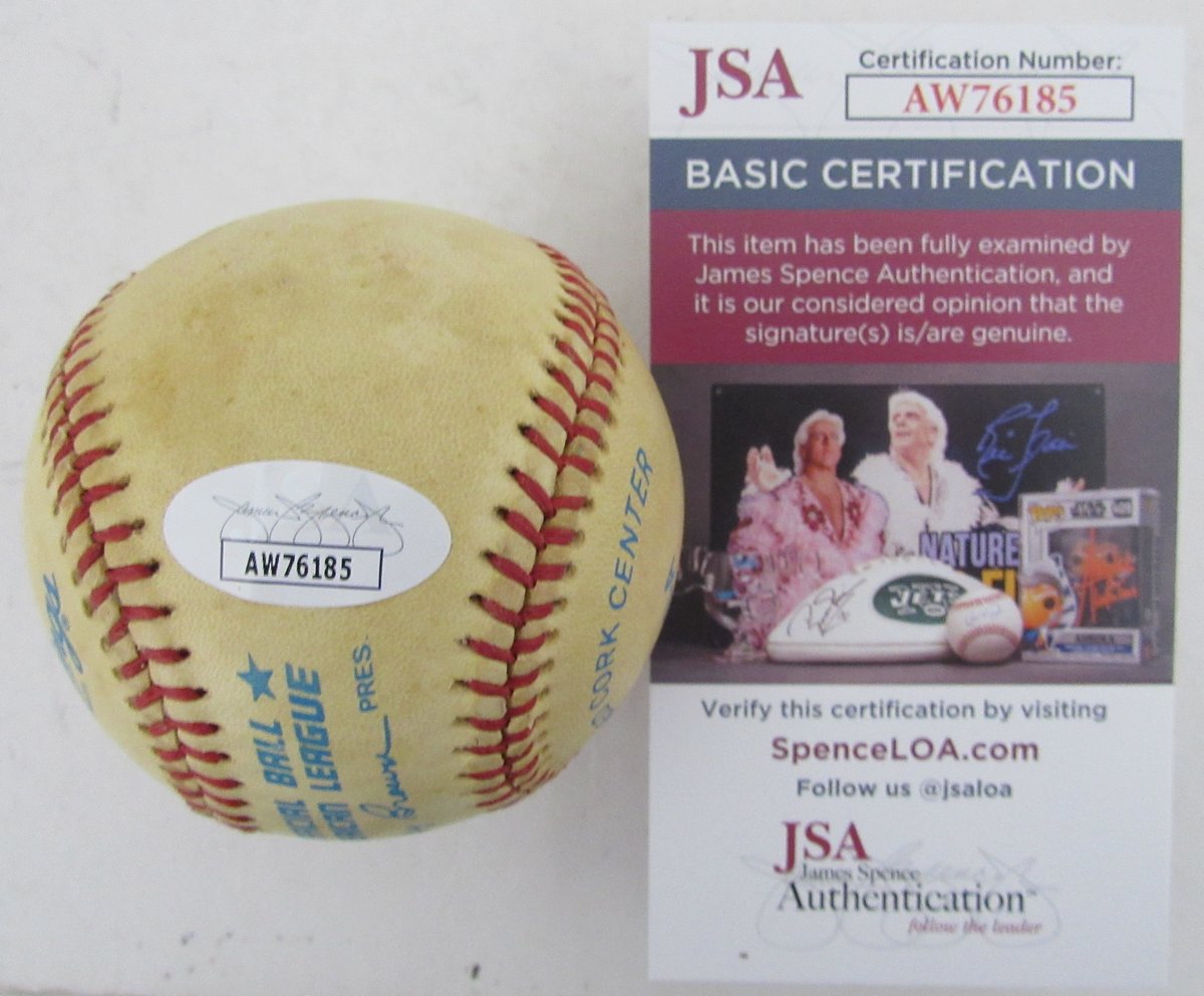 Dave Righetti Signed/Autographed OAL Baseball New York Yankees JSA 192452