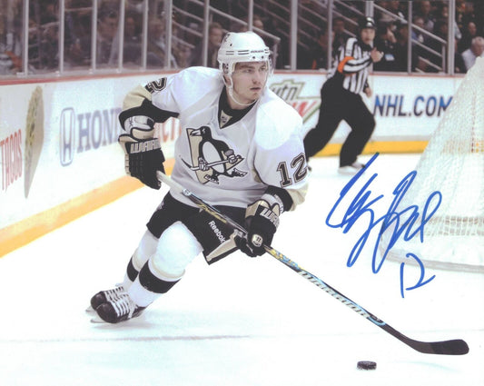 Chris Bourqe Pittsburgh Penguins Signed/Autographed 8x10 Photo 152640