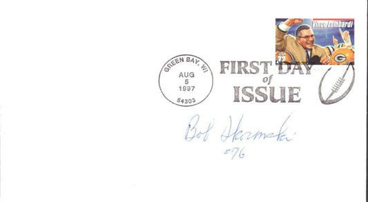 Bob Skoronski Signed 1997 FDC First Day Cover Green Bay Packers 151512