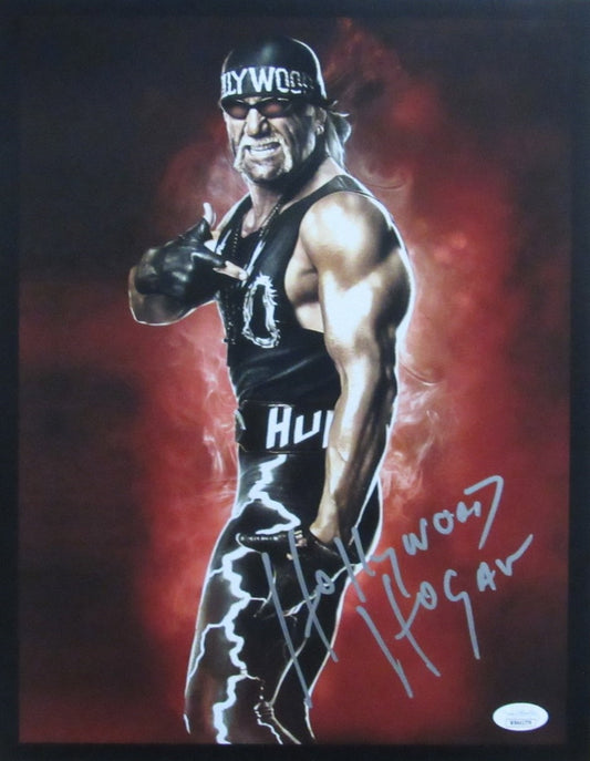 Hulk "Hollywood" Hogan WWE Signed/Autographed 11x14 Photo JSA 190506