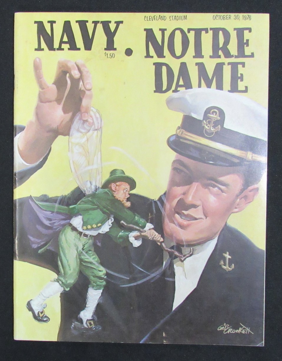 10/30/1976 Navy vs. Notre Dame College Program 185698