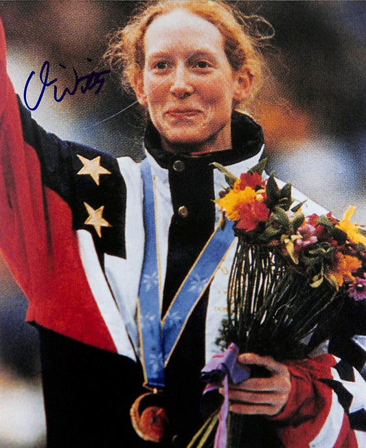 Christine Witty US 1998 Olympic Bronze Medalist Signed 8x10 Photo 180413