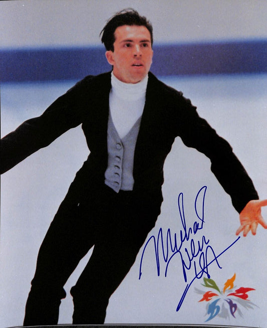 Michael Weiss US Men's Figure Skater Signed 8x10 Photo 170783