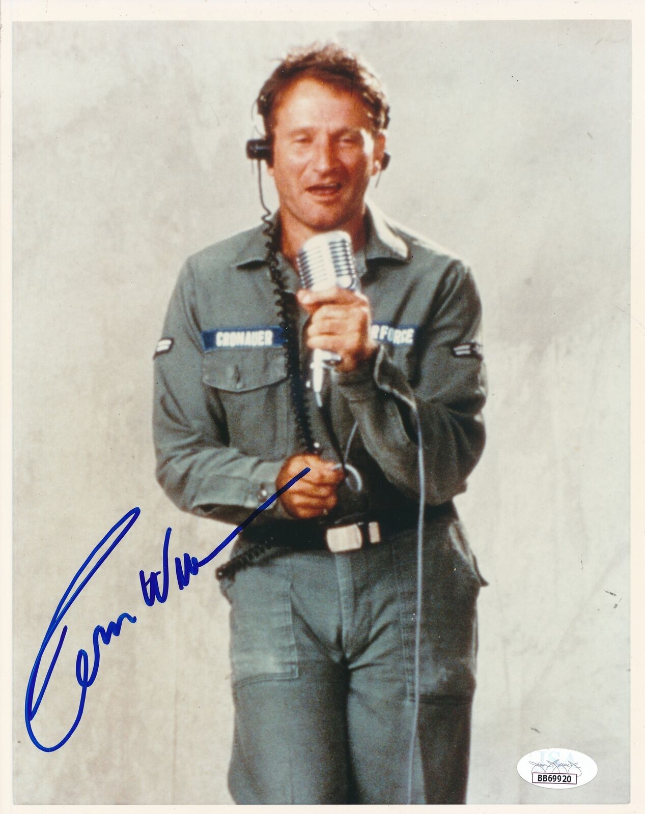 Robin Williams Autographed 8x10 Photo "Good Morning, Vietnam" JSA 171363