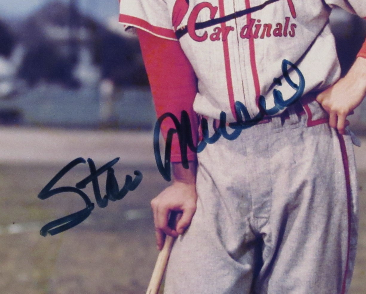 Stan Musial HOF Signed/Auto 8x10 Photo St. Louis Cardinals Framed JSA 190843
