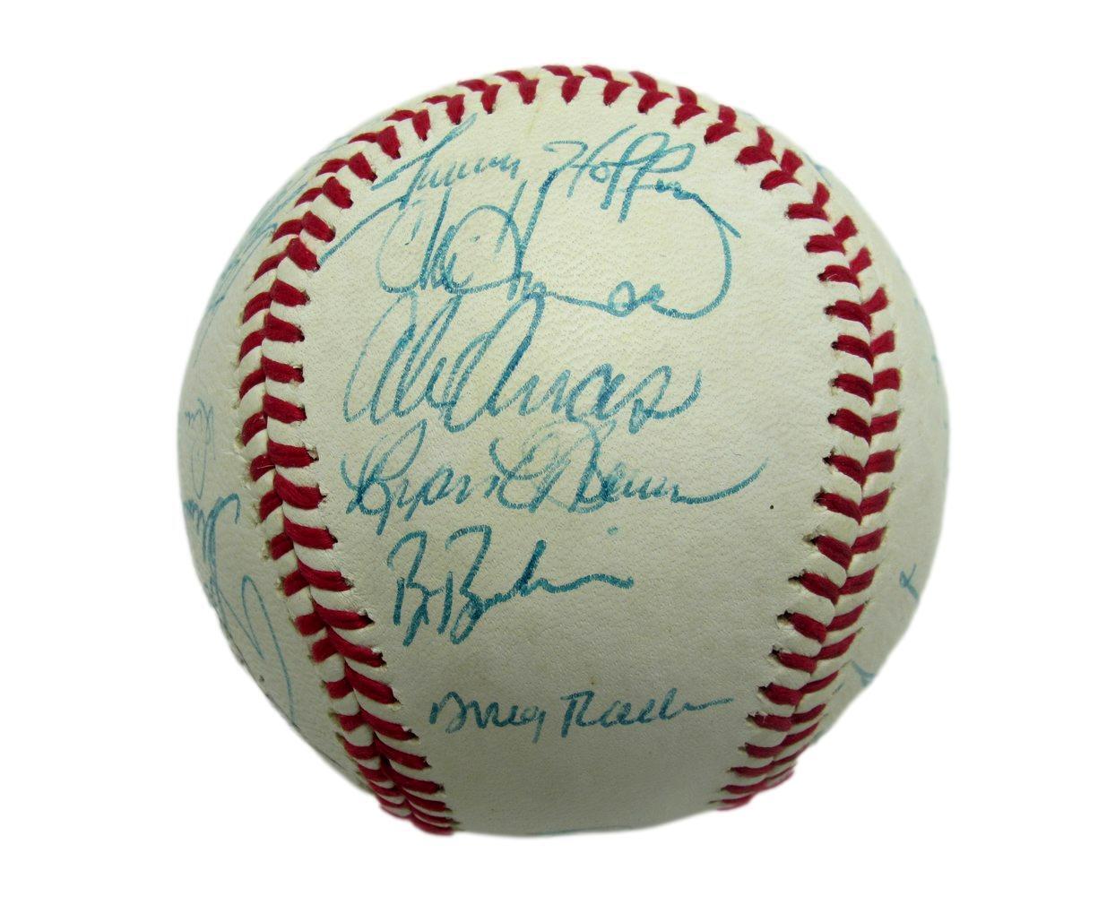 1993 Florida Marlins Signed by 28 Team Baseball Inaugural Season Hoffman HOF