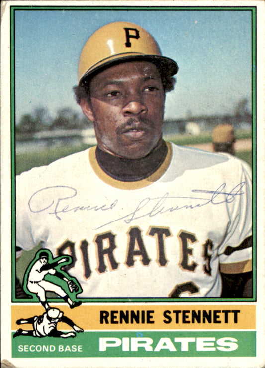 Rennie Stennett Autographed 1976 TOPPS Card #425 Pittsburgh Pirates 183436