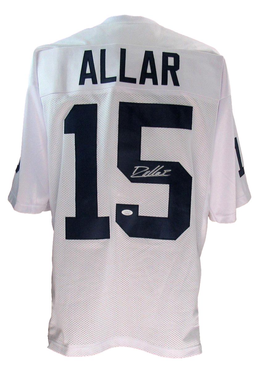 Drew Allar Autographed White Custom Football Jersey Penn State JSA 182883