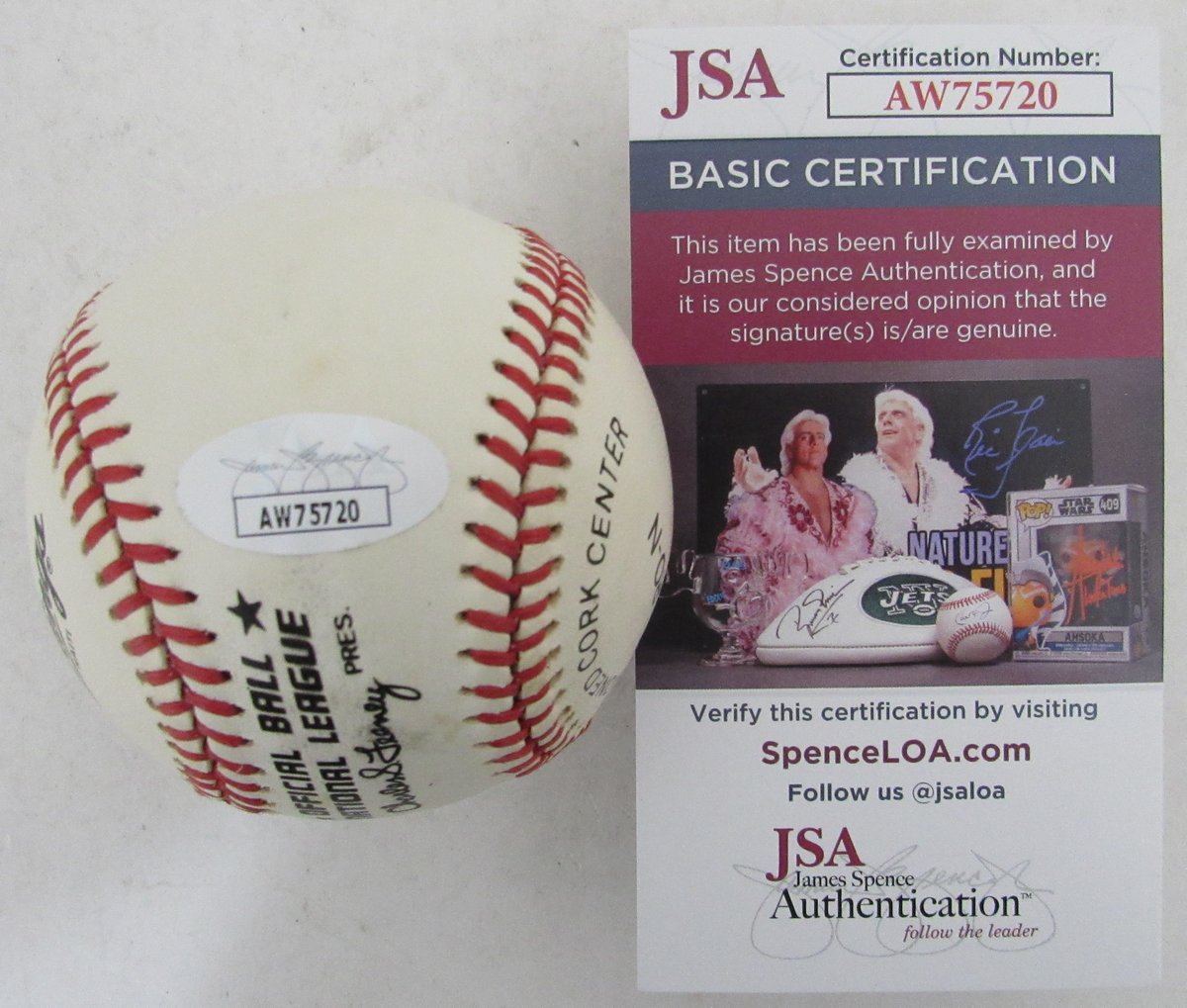 Dave Kingman Signed/Autographed ONL Baseball New York Mets JSA 192428