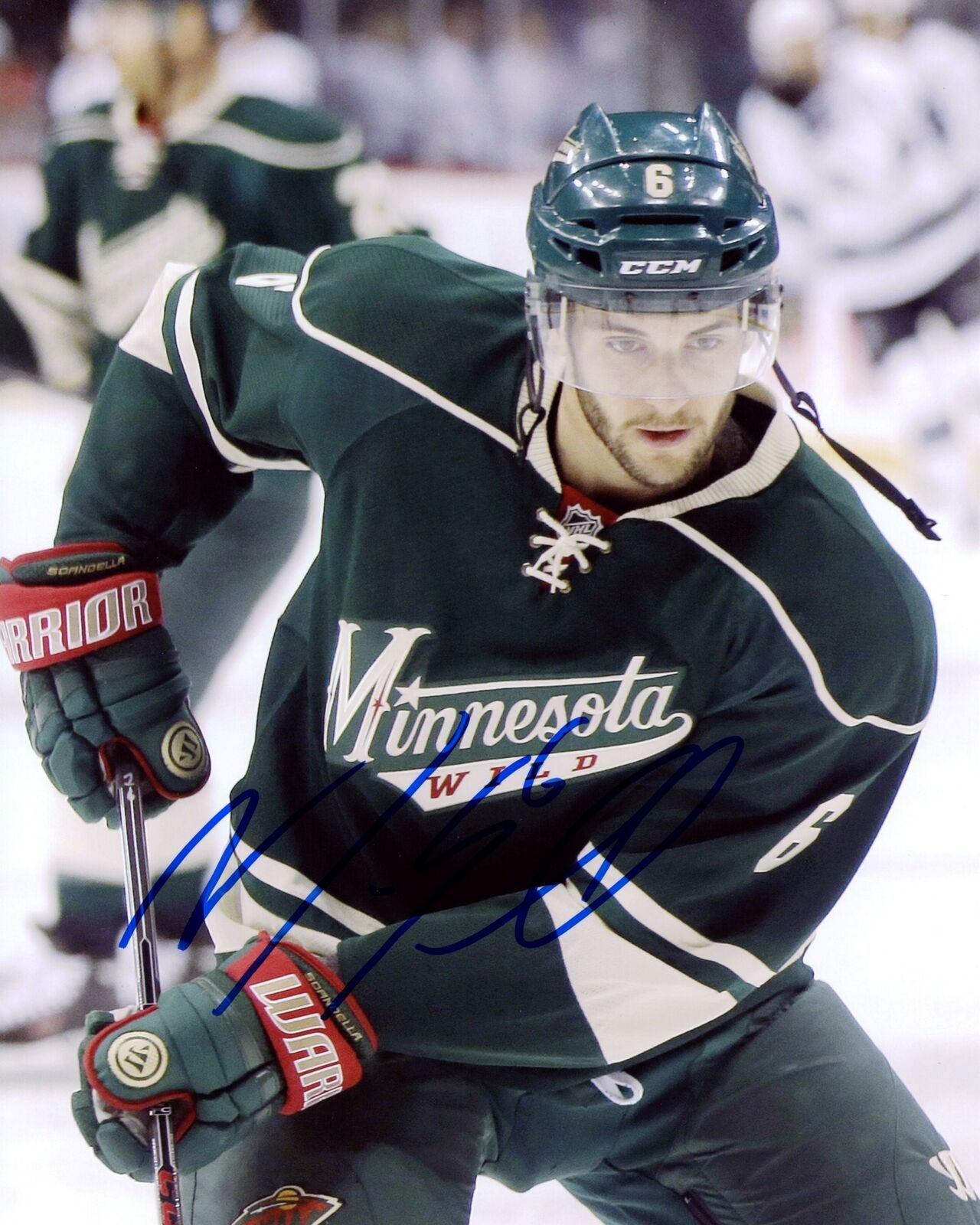 Marco Scandella Minnesota Wild Signed/Autographed 8x10 Photo 153353