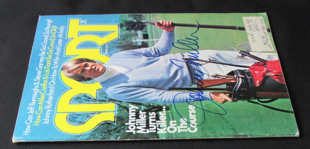 Johnny Miller Signed/Auto June 1975 SPORT Magazine PGA Champ JSA 187283