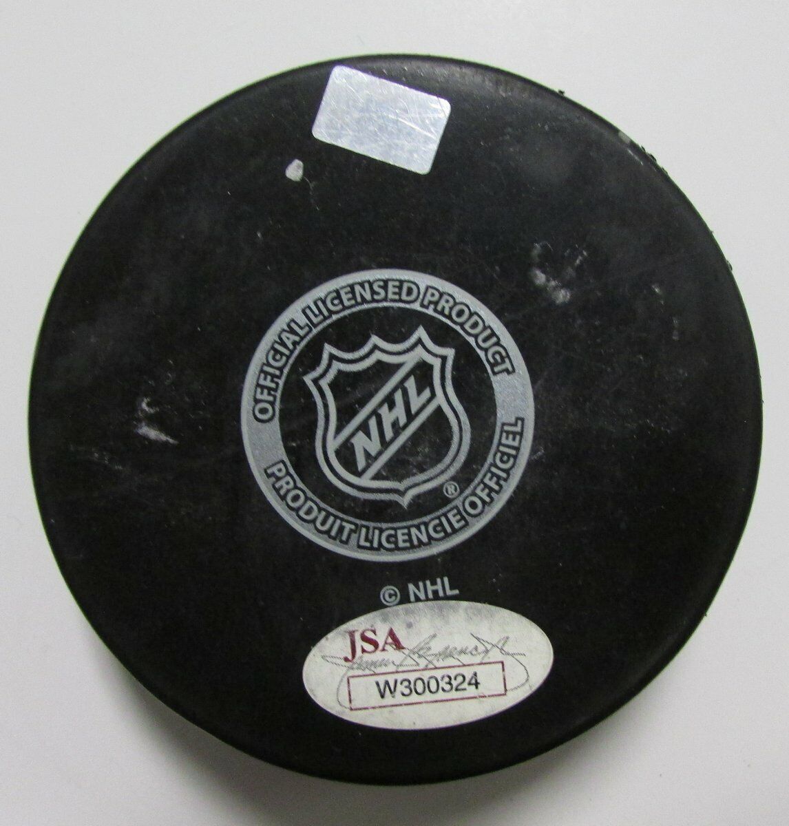 Sergei Bobrovsky Philadelphia Flyers Signed Flyers Logo Puck JSA 144365