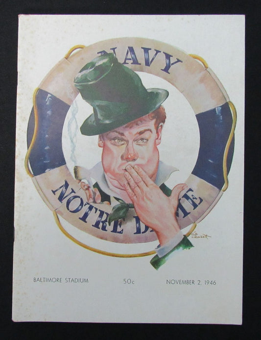 11/2/1946 Navy vs. Notre Dame College Program 185926