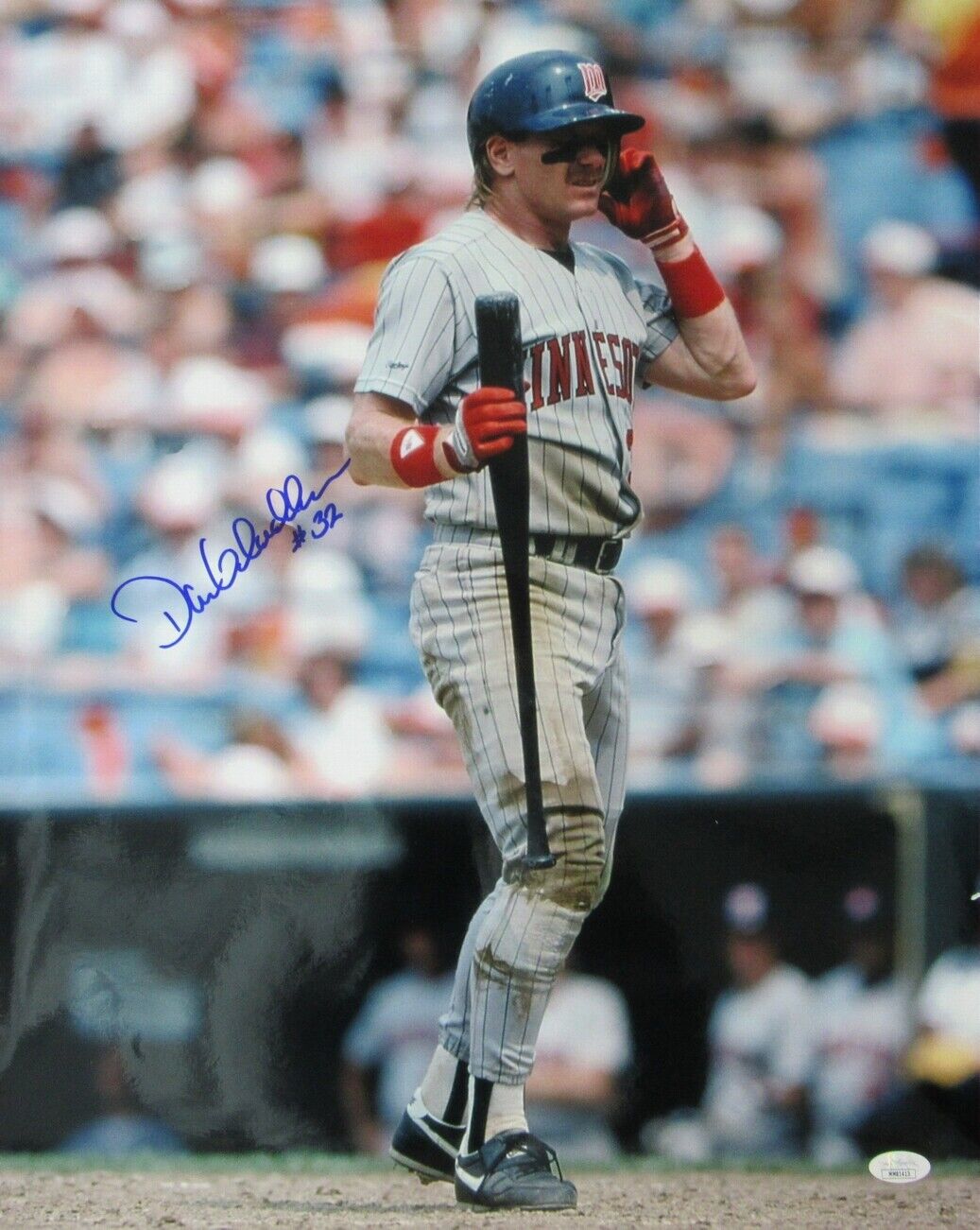 Dan Gladden Minnesota Twins Signed/Autographed 16x20 Photo JSA 158377