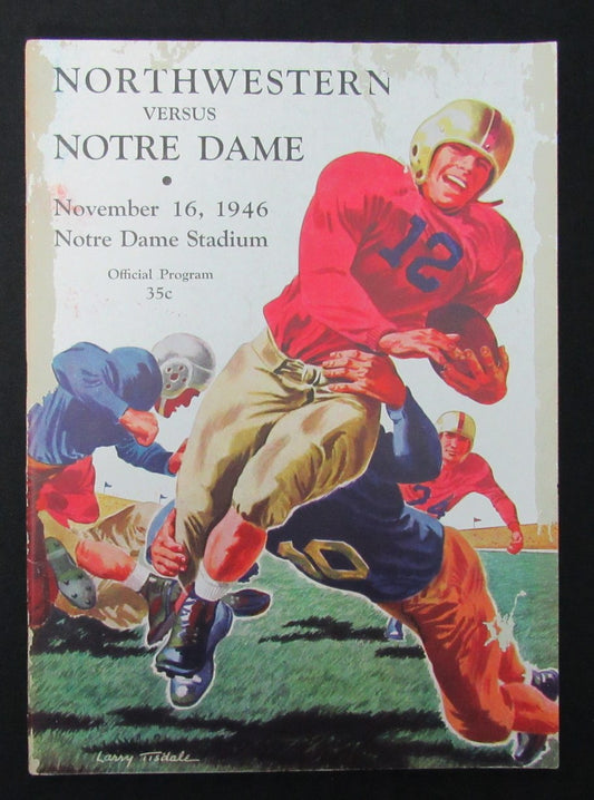 11/16/1946 Northwestern vs. Notre Dame Program 185927